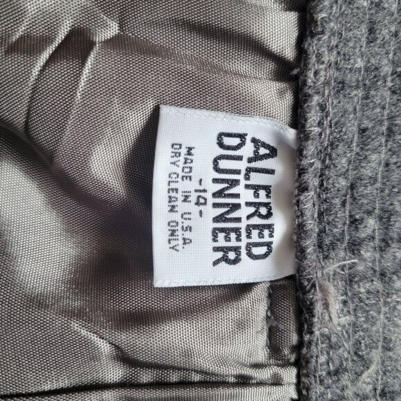 Alfred Dunner Womens Gray Wool Skirt Size 14 - Picture 2 of 4